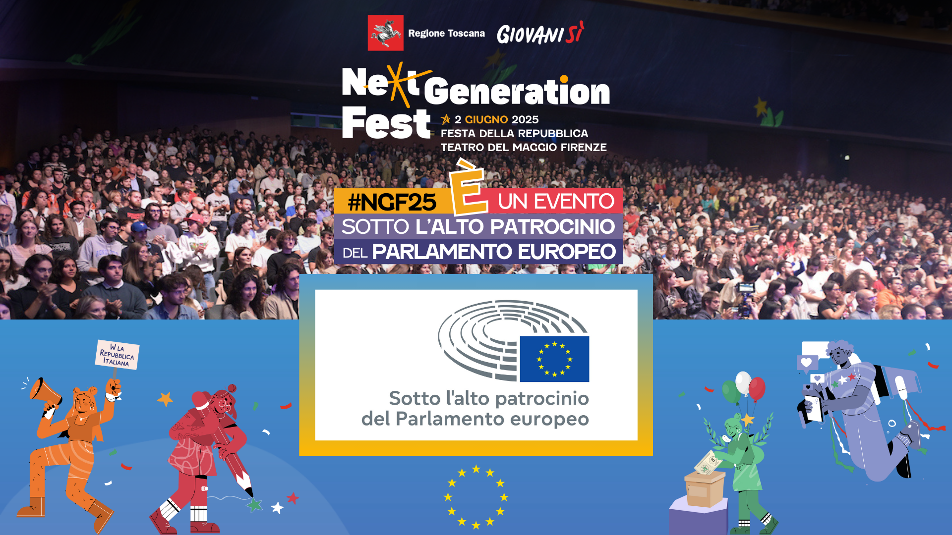 Immagine Next Generation Fest 2025, il Parlamento Ue conferma l’Alto patrocinio